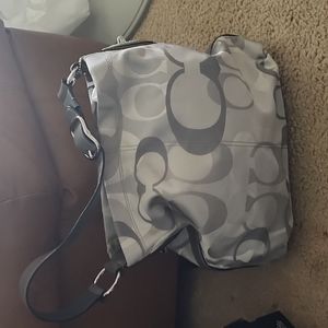 Coach Penelope Optic Metallic Signature Shoulder Bag